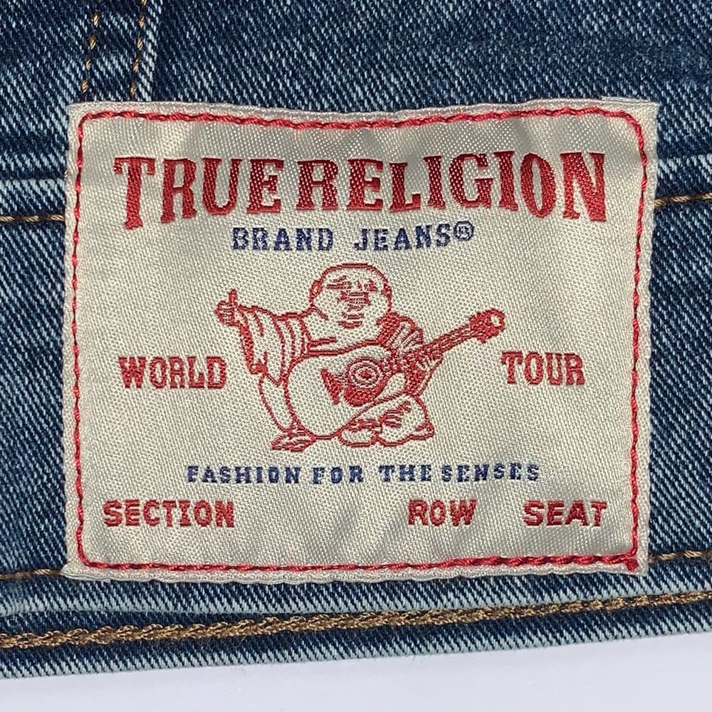 True Religion Women's Jesse Dark Blue Denim Jacket - Picture 4 of 9